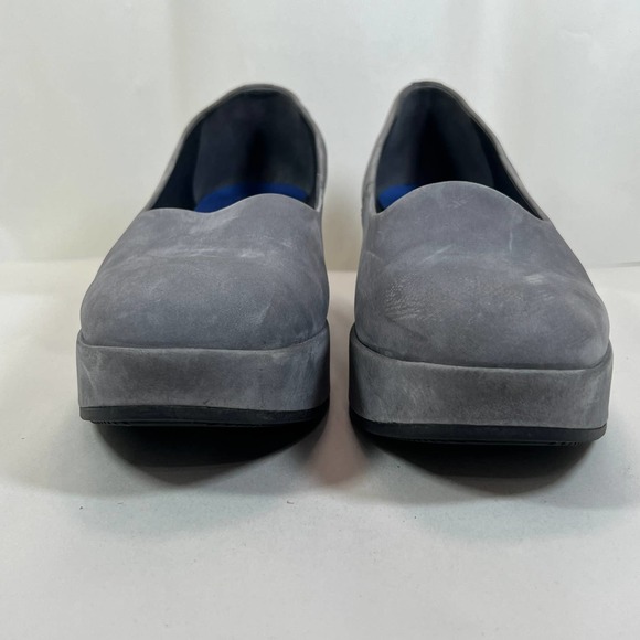 Camper  Sisea Leather Platform Loafer Slip On - Gray - Women size 40 / US 10 - Picture 5 of 11